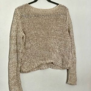 Eileen Fisher Organic Cropped Knit Sweater, size small